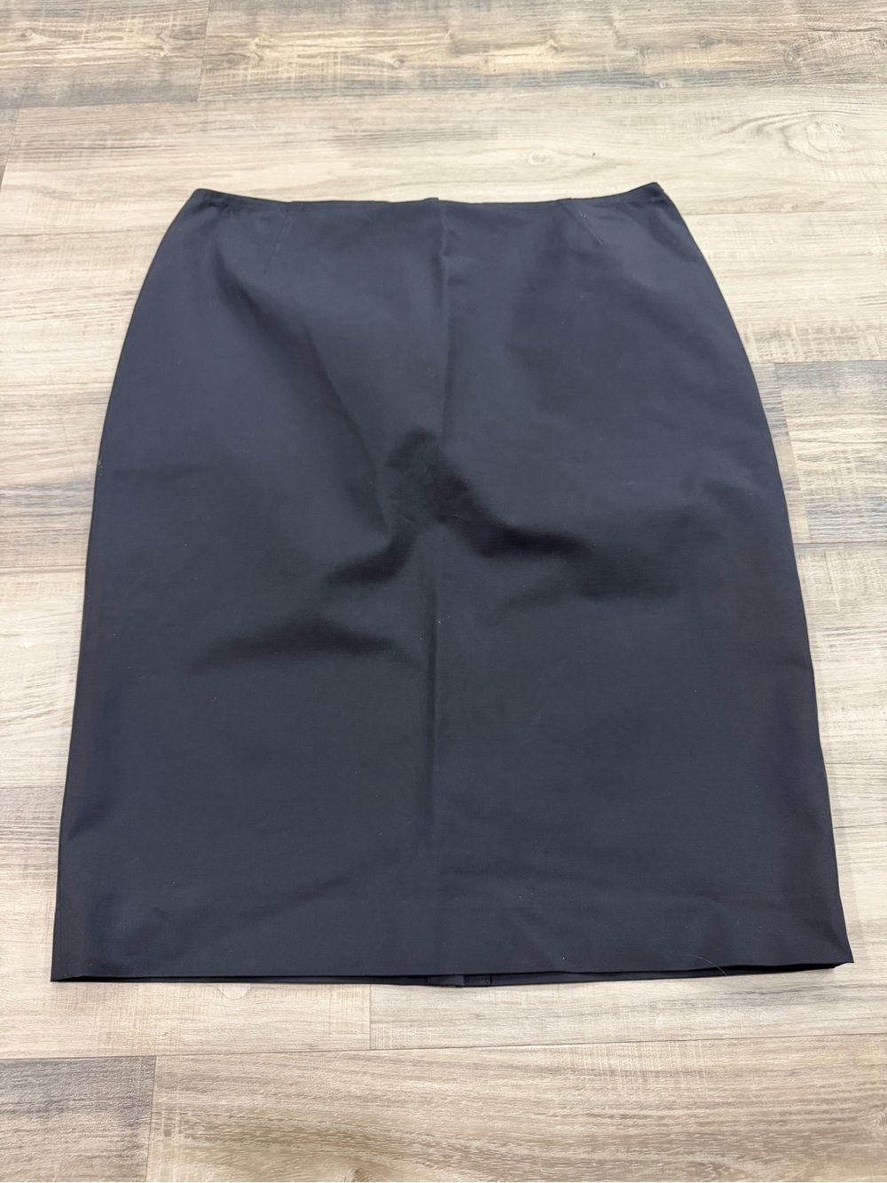 Lafayette 148 New York Petite Black Stretch Pencil Skirt Size 8P